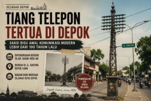 Tiang Telepon Tertua di Depok, Peninggalan Era Hindia Belanda yang Masih Berdiri hingga Kini