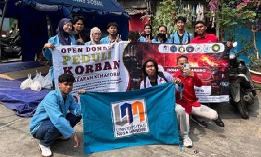 Mahasiswa UNM Bergerak, Solidaritas untuk Korban Kebakaran