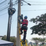 penataan kabel pln icon plus